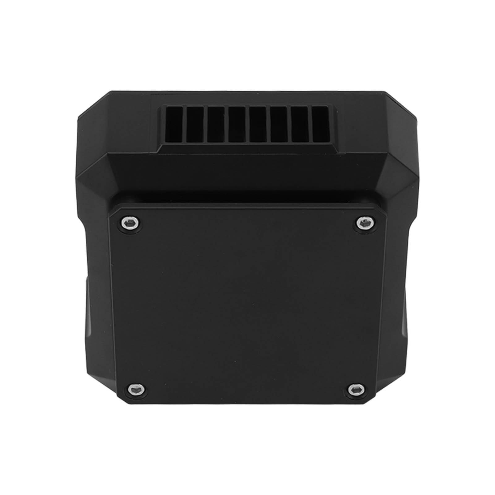 Waist Clip Fan USB Charge 4000mAh Battery 3 Speed Modes White Light ABS Shell Belt Fan for Camping Adventure Travel