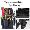 Heavy Duty Nylon Cloth Waist Pack Tool Bag Tool Belt Pouch Designed For Electricians And DIY Enthusiasts Repair Tasks