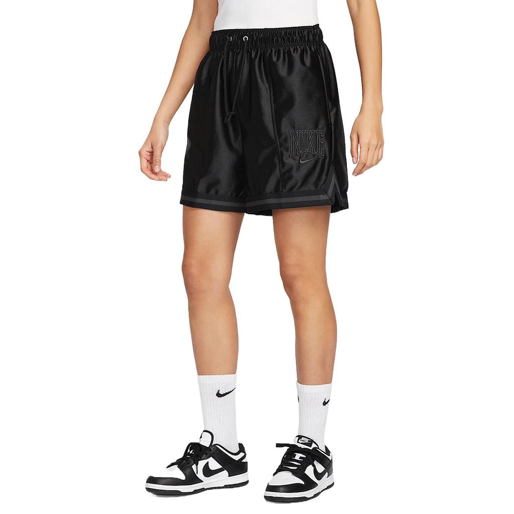 Nike Comfortable Stylish Soft Lace-Up Three-Quarter Sports Shorts Women Shorts Black HJ0164-010