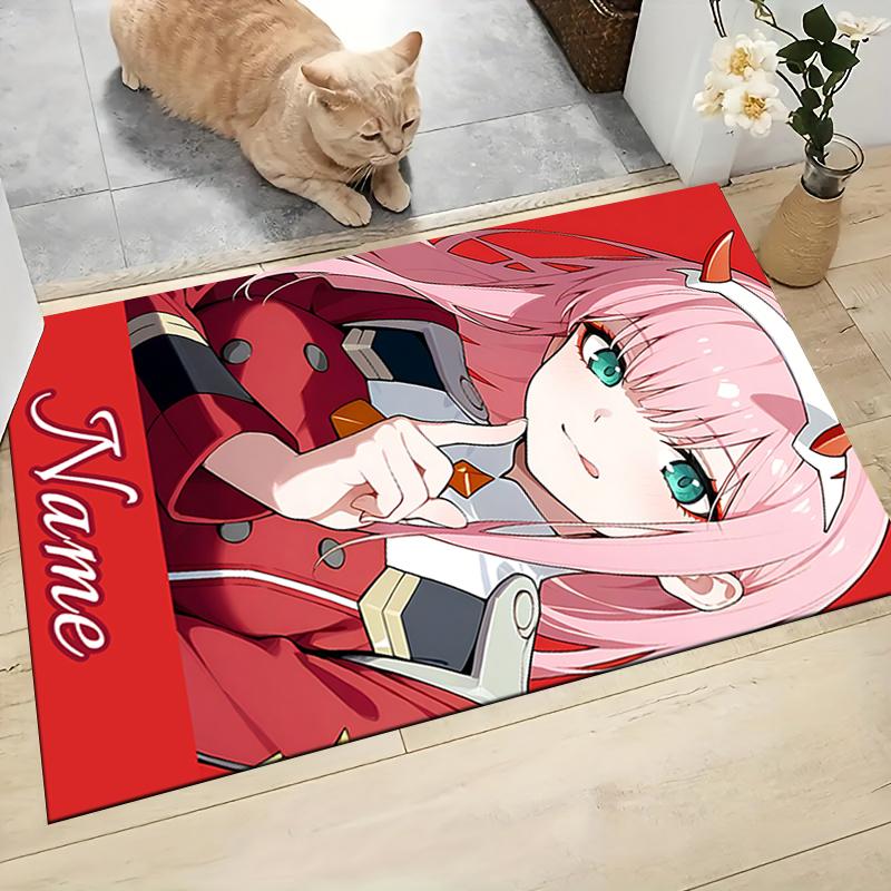 Custom Name "Flame Warrior's Name" Carpet Rug Customizable Soft Washable Anti-Slip Home Living Room Sofa Mats Personalized Rug. 0909149