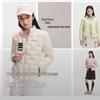 Bosideng Women's Lightweight Goose Down Stand Collar Short Jacket