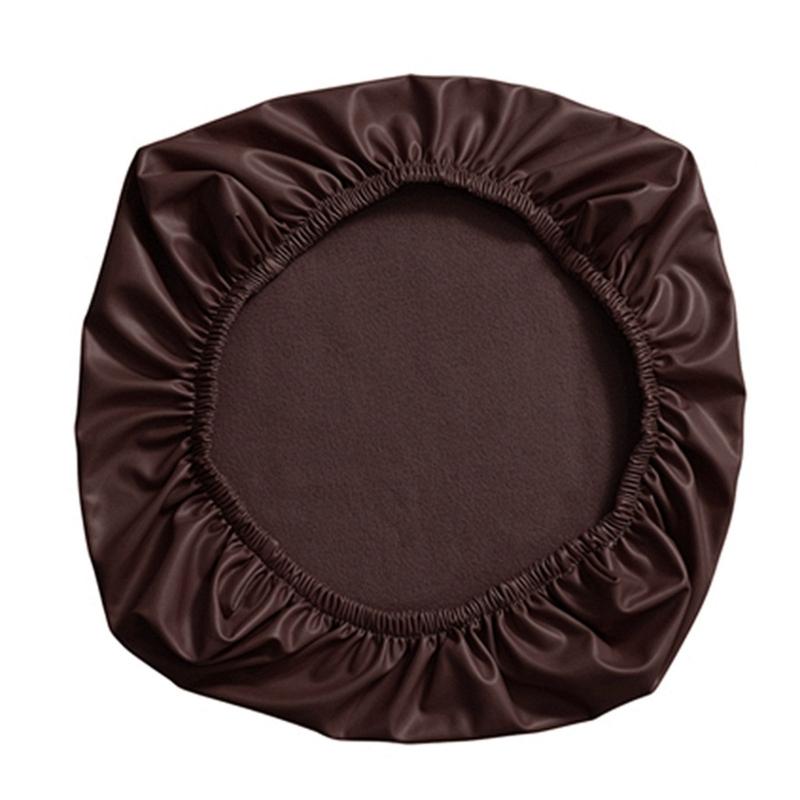 Elastic Fit Water Resistant Office Computer Chair Cover PU Leather Antislip Long Lasted Seat Cushion Protector