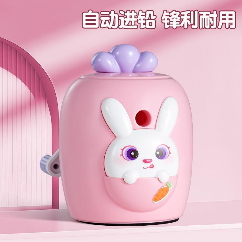 Cute Cartoon Animal Shaped Durable Manual Pencil Sharpener For Kids Students