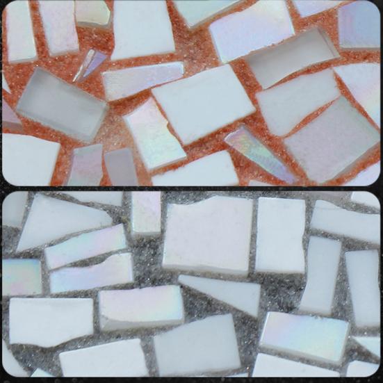 100g Carreaux de Mosaïque Couleur Vive Joint de Carrelage Poudre Inaltérable Artisanat Mural Verre