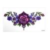 3D Texture Floral Body Art Sticker Crown Cross Wing Temporary Tattoo Instant Decals  Music Festival