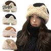 Fuzzy Skull Cap Cat Ear Sherpa Fleece Hat for Women, Windproof Winter Protection Comfortable Hat, Thick Warm Outdoor Cycling Soft Lined