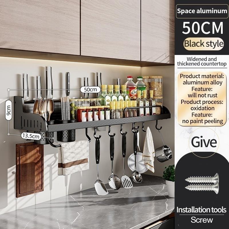 Almacenamiento de Especias de Cocina Soporte para Cuchillos Soporte para Cuchillos Organizador de Especiero Soporte para Cuchillos Reposacucharas y Palillos Organizadores Colgantes