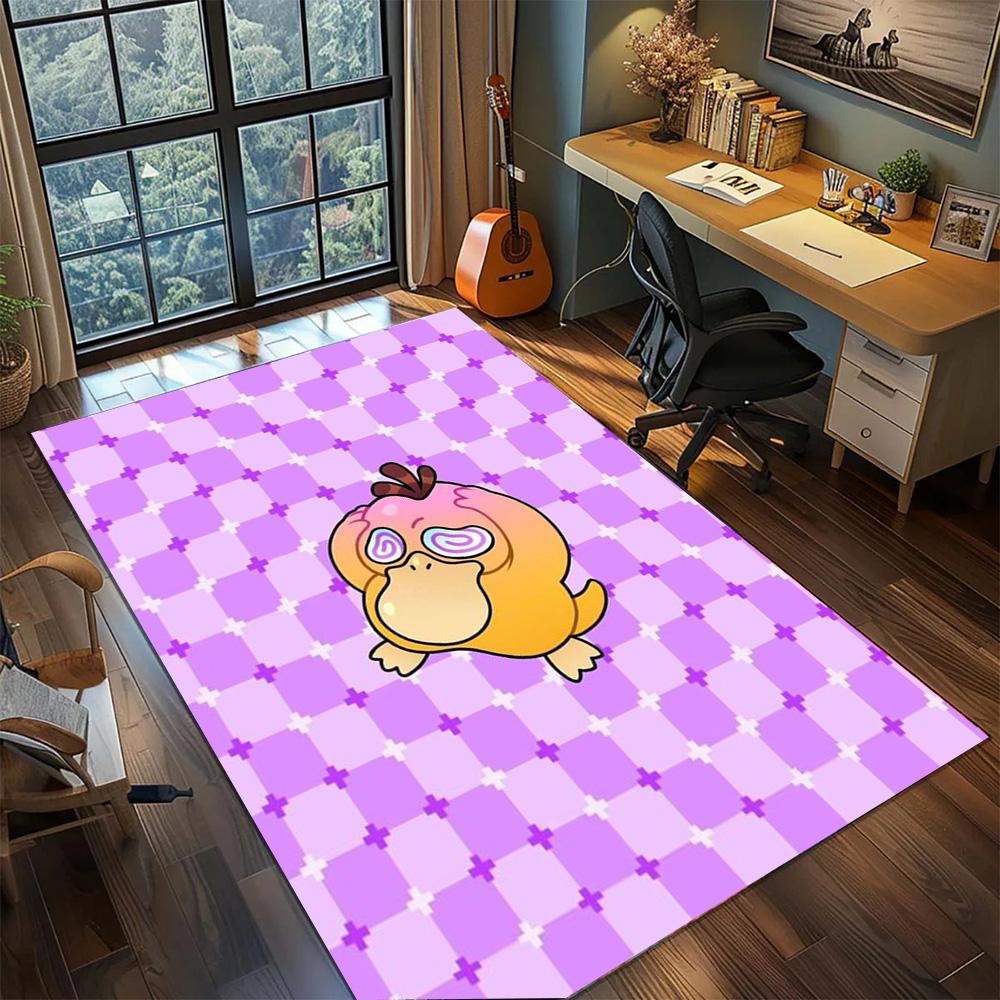 

Pokemon Floor Mat Interior Daily Styling, Non Slip Washable Large Area Rug Carpet Gamer Bedroom.-TING 60x90cm