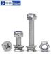 304 Stainless Steel Phillips Countersunk Screw Set with Anti-Loosening Nuts, Pan Head Screws, Nuts & Washers
