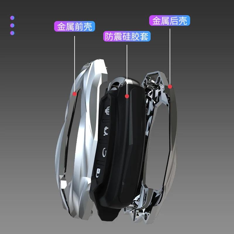 Car Zinc Alloy Remote Key Cover Case For Chevrolet Chevy Camaro Malibu Cruze Spark Volt Bolt Trax Sonic