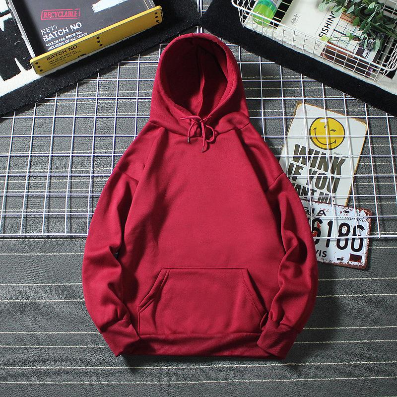 Autumn/Winter 2023 Unisex Plus Velvet Loose Pullover Hoodie