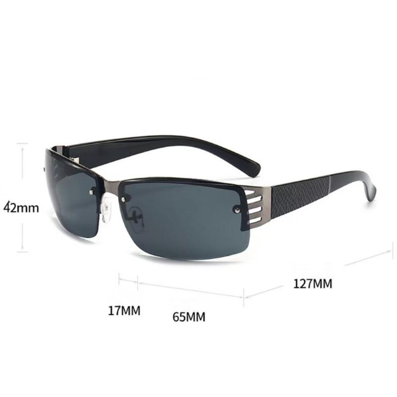 Fashion Half Frame Sunvisors Eyewear Vintage Women Outdoor Sports Sun Glasses Men Cycling Driving Sunglasses UV400 Oculos De Sol