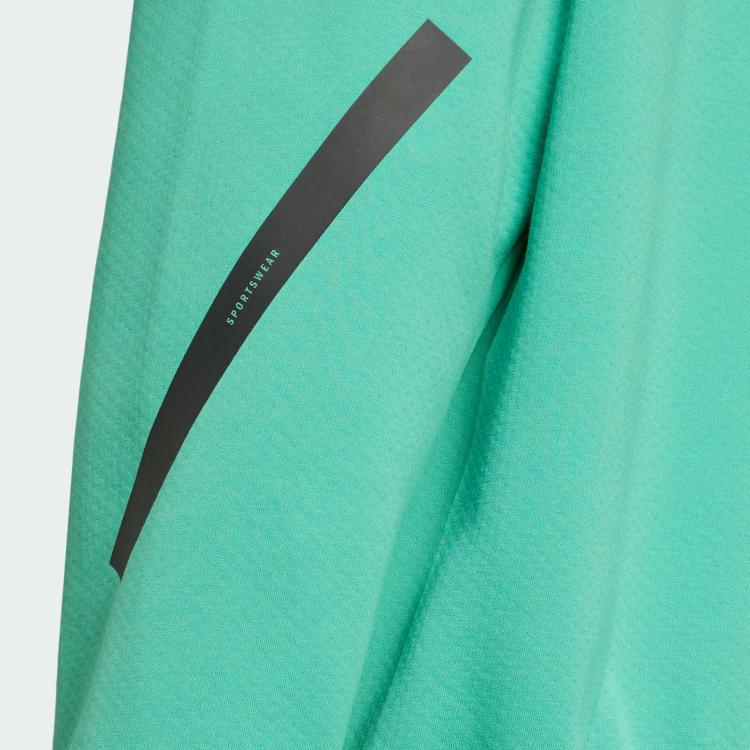Adidas ZNE. True Healing Series FW24 Sportbekleidung Logo Uniform Hoodie Herren Hoodies Hellrasengrün JD6440