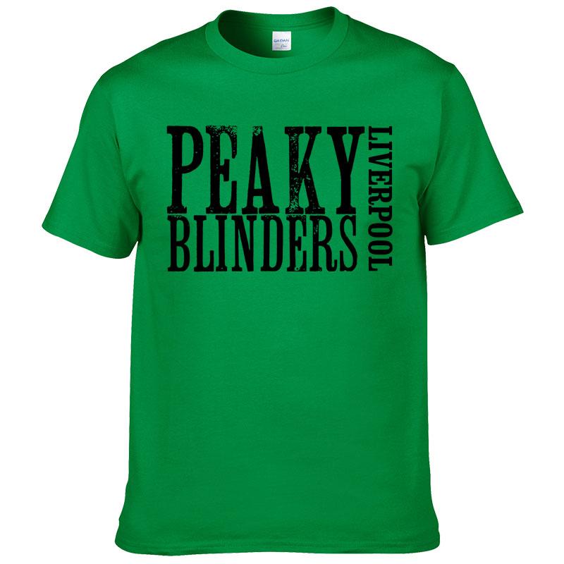 Cotton Short Sleeve Peaky Blinders T Shirt Men Summer Style Casual T-shirt  Printed Hombre Tops Homme Clothes F22