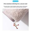 Cute Cartoon Irregular Cashmere-Like Floor Mat, Water Absorbent Anti-Slip Rug for Bathroom Bedroom Home Decor