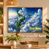 Rayquaza Custom Name Diamond Painting Personalized 5D Full Drill DIY Diamond Art Home Decor