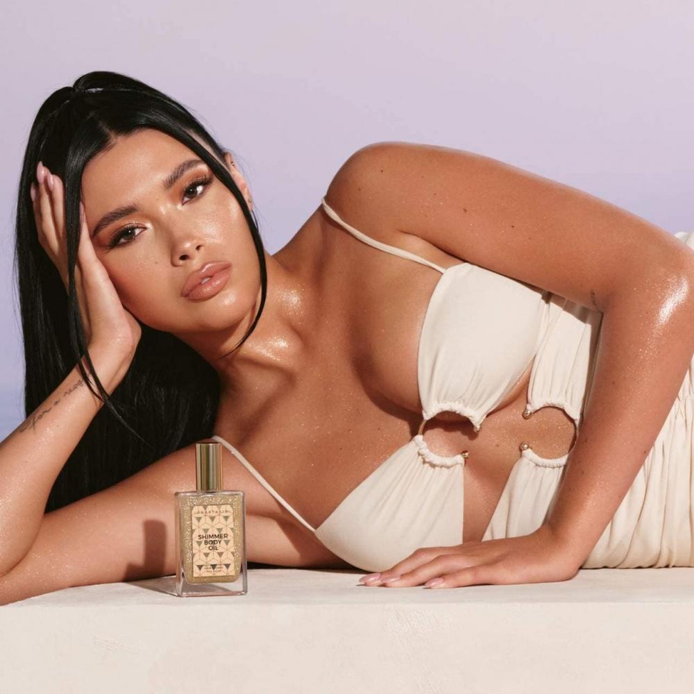 Anastasia Beverly Hills Shimmer Body Oil 1.5 Oz   45 Ml Sun Kissed Glow