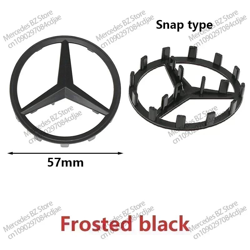 52/57mm ABS Auto Lenkrad Emblem mit Stiften Abdeckung für Mercedes Benz AMG A63 W166 W212 W213 W246 W176 W177 W205 C180 C63 W167 QL0