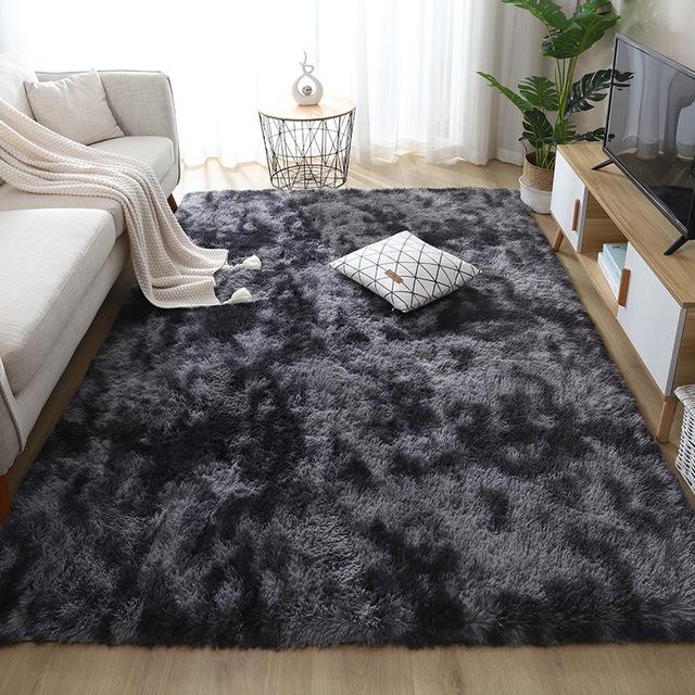 Fluffy Soft Living Room Large Carpet Furry Bedroom Area Decorative Floor Mats Home Essentials Children Tatami Nordic Velvet Rugs