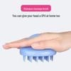 Multi-functional Scalp Massage & Cleaning Brush with Plastic Handle for Shampooing & Bathing