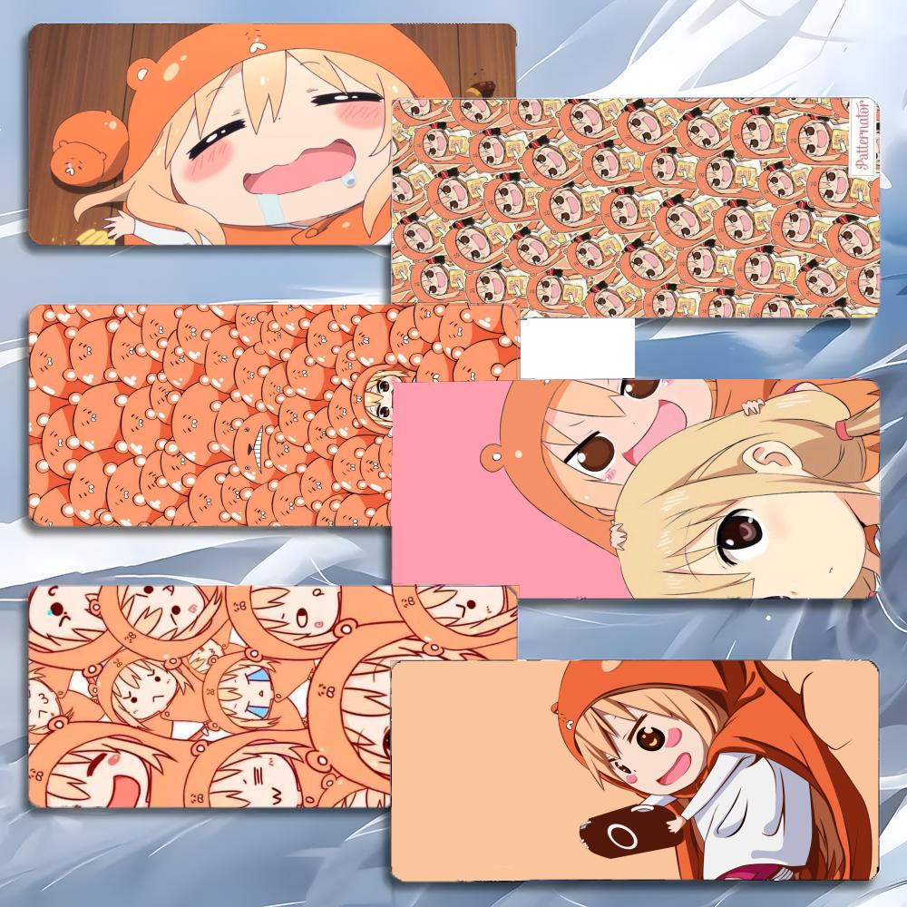 Anime Comedy Hhimouto Umaruchan Mouse Pad Mousepad Large Gaming Lockedge Thickened Pc Table Desk Mat