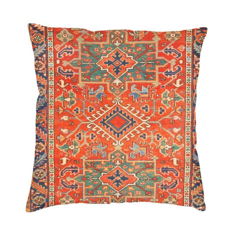 Aksaray Antique Turkish Kilim Square Pillow Cover Decoration Boho Bohemian Ethnic Persian Tribal Cushion Cover Throw Pillow