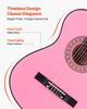 Classical Guitar, 960 mm, Wood Classical Guitar Starter Kit for Beginners, with Nylon Strings, Gig Bag, Strap, Tuner, Extra Strings, Picks, Capo,