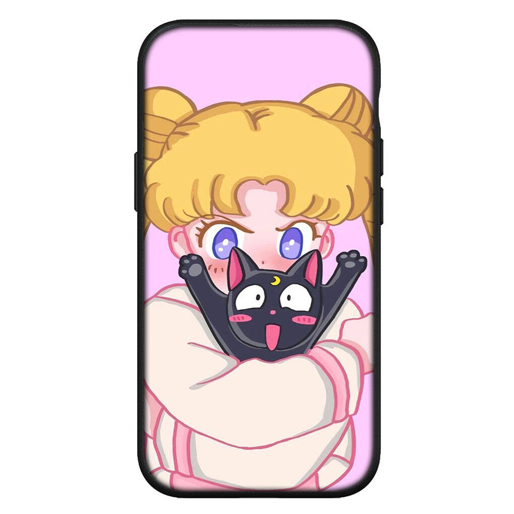 Cover for iPhone 17 16 15 Xiaomi Poco Redmi Note 14 13 12 11 Pro Max 9 16e Samsung Galaxy S25 S24 9 OPPO Huawei Cartoon Sailor Comics Moon Phone Case