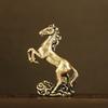 Bronze Horse Desktop Decoration Living Room Tea Table Sculpture Metal Craft Home Decorations Chinese Zodiac Horse Statue
