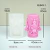 Angel Embossed Cylindrical Silicone Mold Holiday Candle Silicone Mould For Handmade Candle Soap Making and Resin Casting