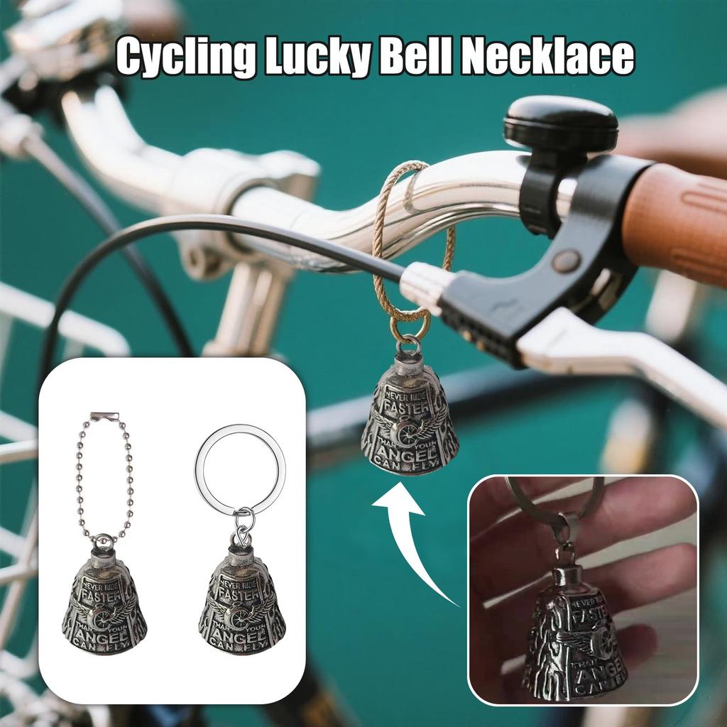 Cycling  Bell Necklace Fun Wheel Motorcycle Keychain,Cycling  Bell Necklace Jewelry