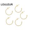 6pcs Stainless Steel C-shaped Ear Hook Earring Pendant Earrings Accessories Ear Pin DIY Handmade Earring Jewelry Making Findings