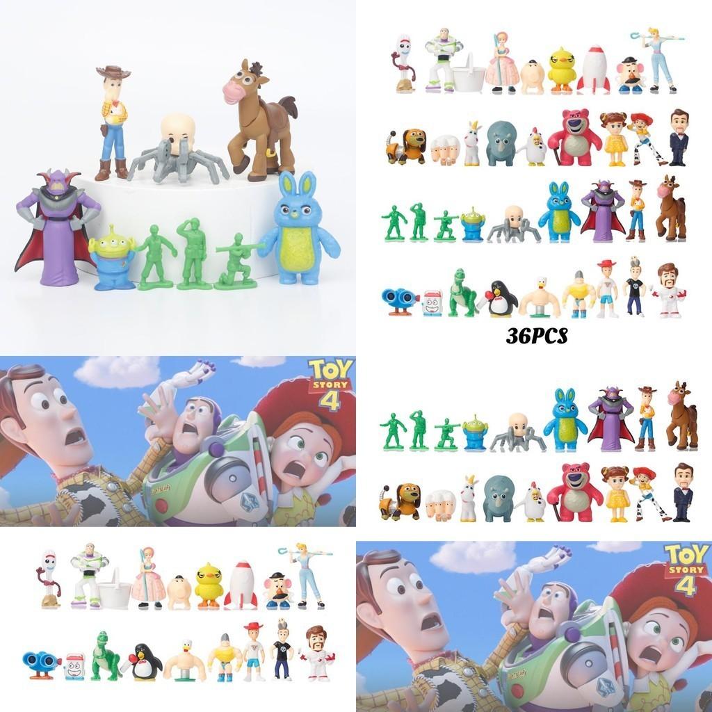 Set di Mini Figure in PVC Personaggi di Toy Story 4 Woody, Buzz Lightyear, E Altri!