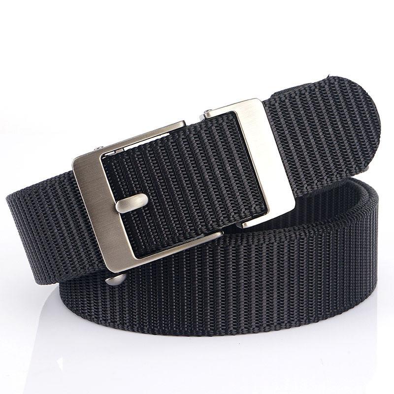 Unisex Belt Versatile And Slimming With Metal Buckle Belt Paired With Jeans