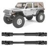 2 STÜCK 90?115mm Stahl Mehrfachkeil-Antriebswelle für SCX10 III AXI03007 RC Auto Schwarz