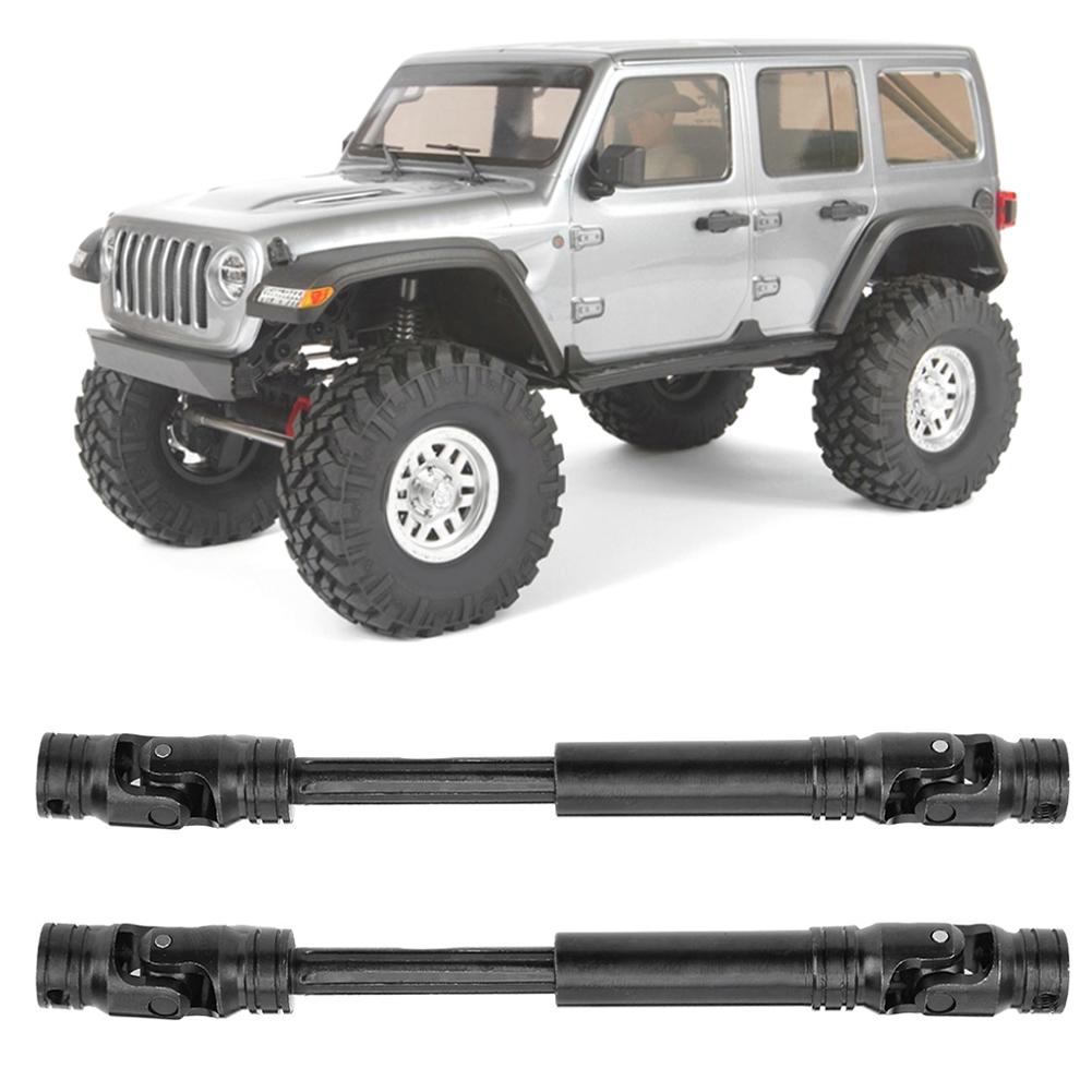 2 STÜCK 90?115mm Stahl Mehrfachkeil-Antriebswelle für SCX10 III AXI03007 RC Auto Schwarz