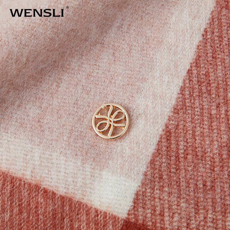 Wensli Women's Dual-Use Wool Scarf & Shawl