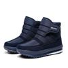 WTEMPO 40-47 Pánské zimní boty Vodotěsné Jednobarevné Sněhule Pánské Běžné Lehké kotníkové boty Venkovní teplé zimní boty