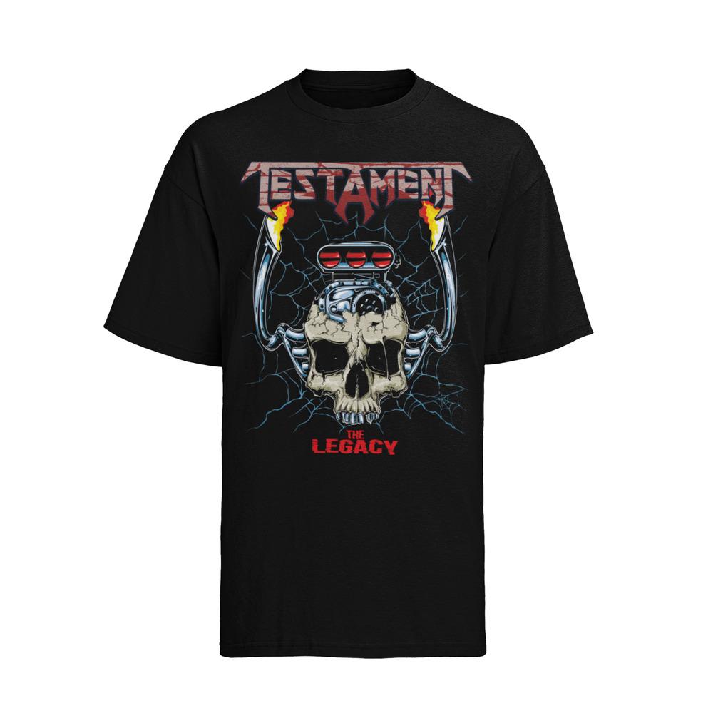 

Retro TESTAMENT Thrash-Metal Musik 80s 70s konzert Herren T-Shirt Baumwolle 4XL