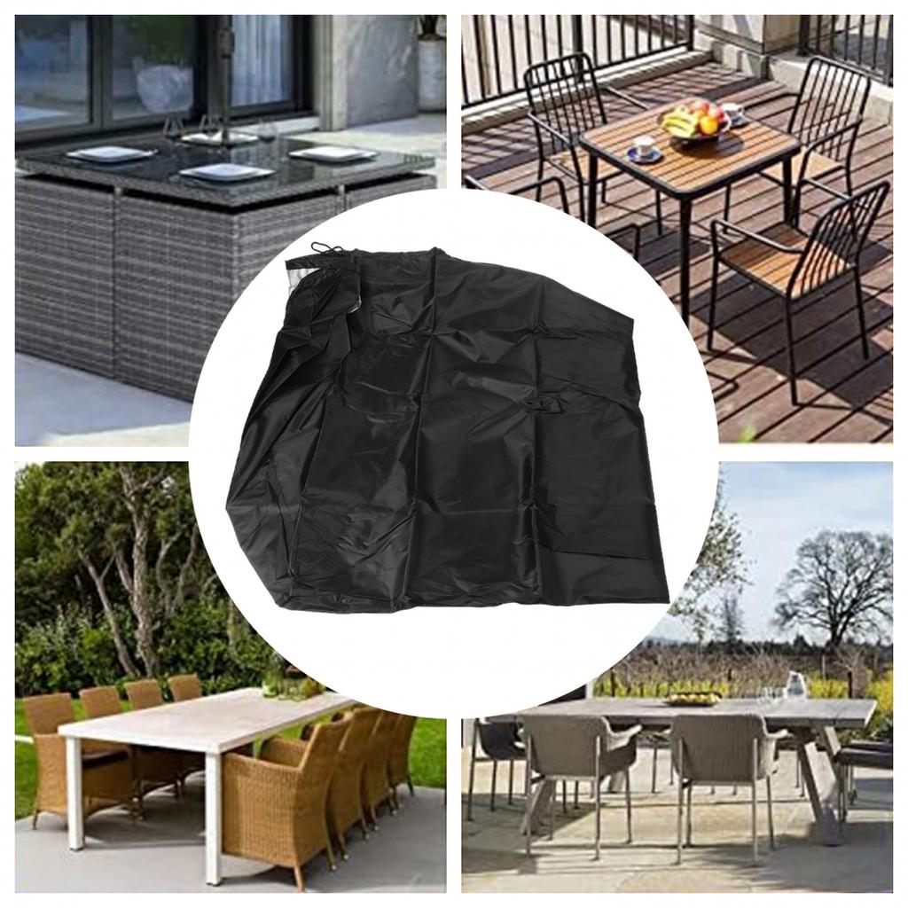 Sleek Design Dustproof Outdoor Furniture Cover Fits Chairs Size 150x90cm