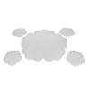 Flower Coaster Resin Molds Pieces Coaster Silicone Resin Molds Set for Home Decoration