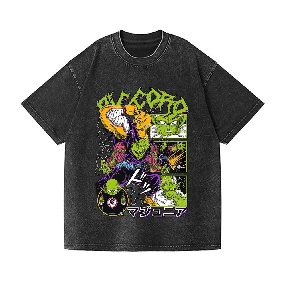 

Vintage Wash Japanese Design T-Shirt High-quality Streetwear Is Suitable for Both Men Summer S