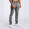 New Denim Men's Pants Ins Trend Black Slim High-waisted Denim Leggings Male
