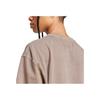 Adidas Essentials Soft Fabric Breathable Daily Casual Short Sleeve T-Shirt Women Earth Brown JD5347