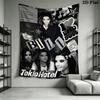 BILL KAULITZ Wall Tapestry Aesthetic Wall Hanging Printed Fabric Blanket Decorative Tapestries for Bedroom Living Room Home Decor