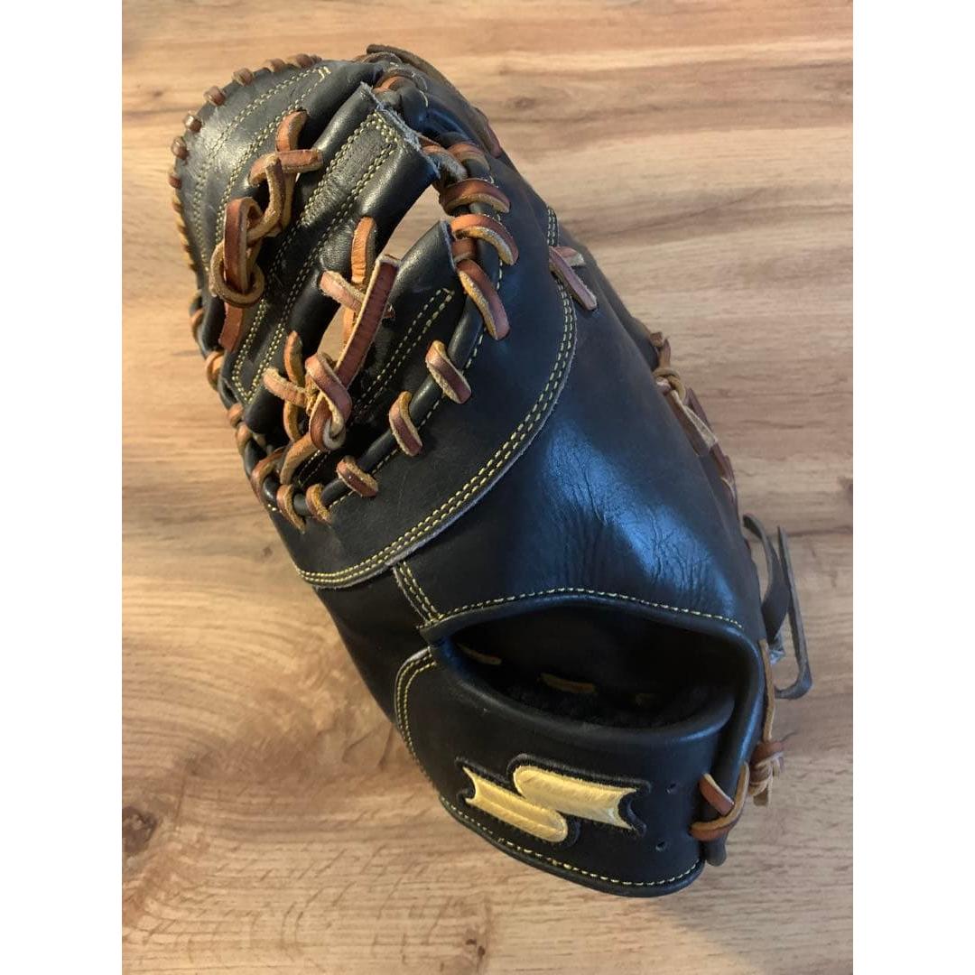 Used SSK hard first mitt black left