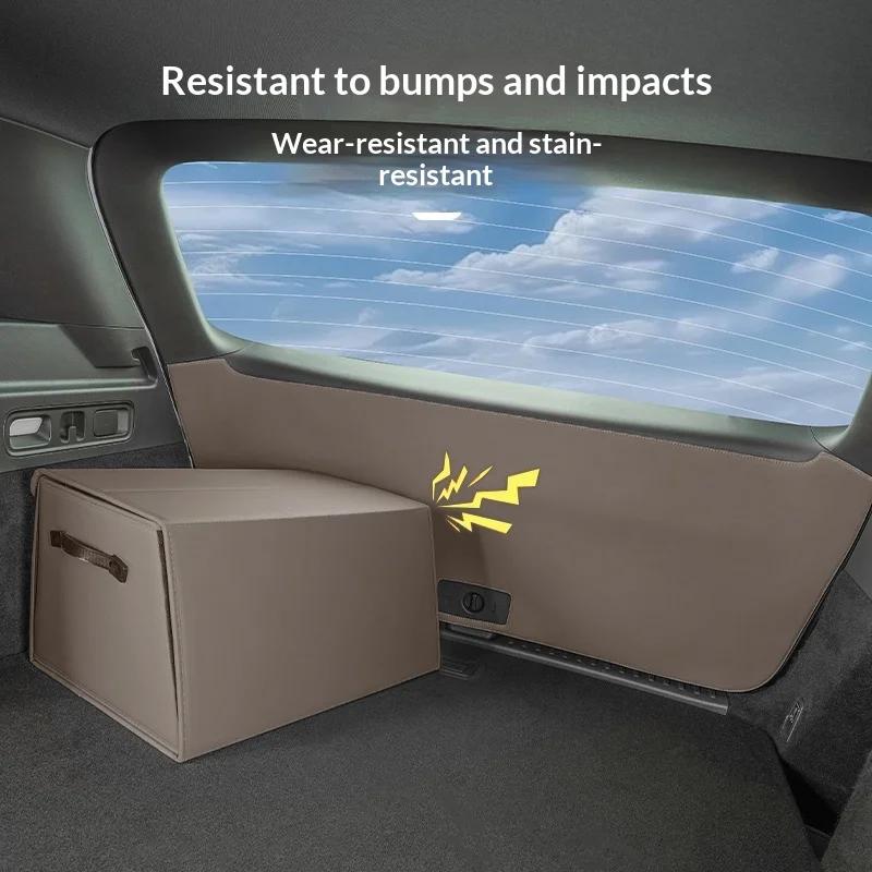 For Li L6 L7 L8 L9 2025 2024 Lixiang Thickened Leather for Car Trunk Tailgate Protective Pad