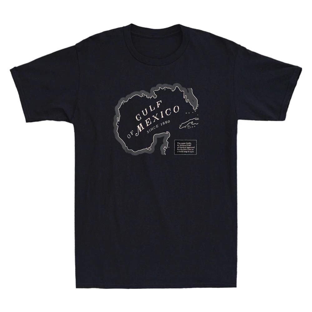 Gulf of Mexico Map Patriotic USA Gulf of Mexico Retro Men s Short Sleeve T-Shirt S