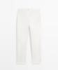 Masimodutti Linen Cotton Straight Fit Pants