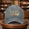 Unisexs Vintage Wooden Rabbit Baseball Cap Outdoor Fashion Adjustable Casual Hat Urban Style Lightweight Fashion Cap AllSeas